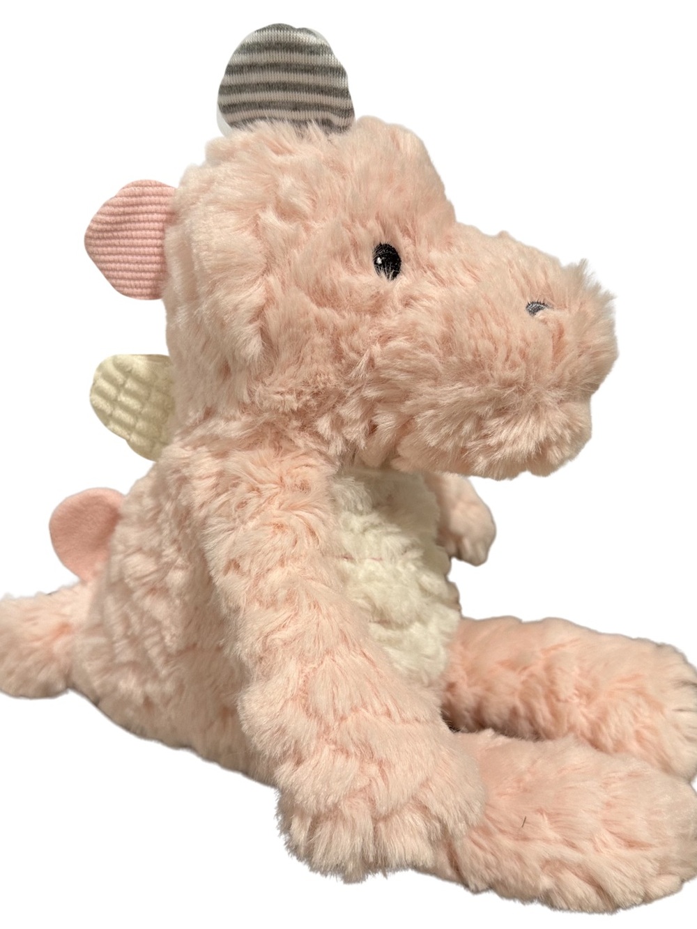 Mary Meyer Putty Nursery Stuffed Animal Soft Toy 11” Blush Pink Stegosaurus